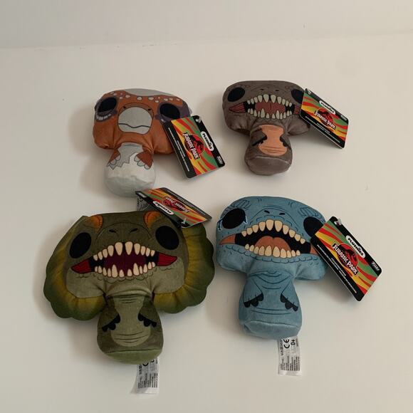 Funko POP! Plushies: 6'' Jurassic Lot Of 4 Beanbag Mini Plush New - Picture 10 of 10